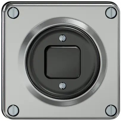 Poussoir ELEMENT 1P 1NC 1NO 16A 250V aluminium 