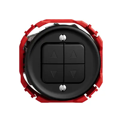 Contact pour stores STANDARDdue SNAPFIX® 10A 250V 4 touches 2 canaux no 
