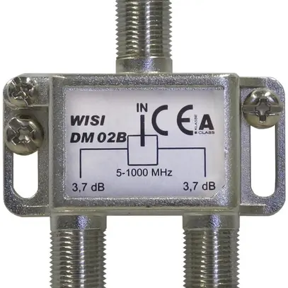 Ripartitore F WISI DM02B 2 volte 3.7dB 5…1000MHz 