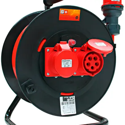 Avvolgicavo KU 33m 5×1.5mm² Bauflex 2×CEE16 