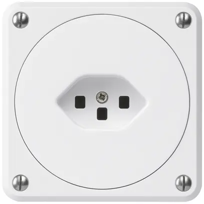 Presa INC robusto tipo 23 bianco senza copercchio 