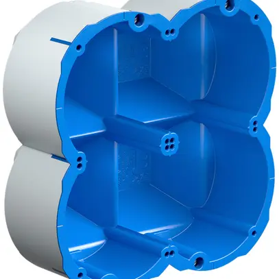 Boîte pour paroi creuse AGRO 2×2 Quickbox Maxi Ø83mm isolation phonique 