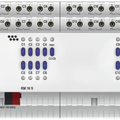 Attuatore-commutatore AMD KNX Theben RM 16 S, 16 volte 