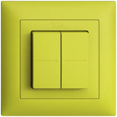 Pulsante RF Bluetooth Feller EDIZIOdue FMI, Low Energy, 4K/2T, senza pile, lem 