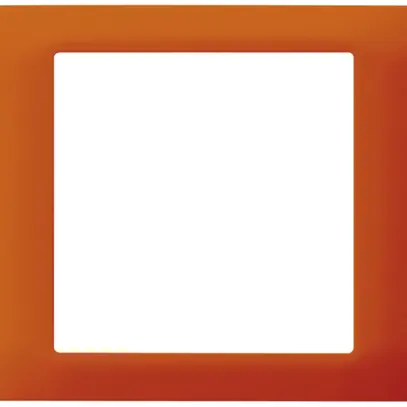 Cadre de recouvrement kallysto 80×100mm enfichable pour boîte ENC G3 orange 