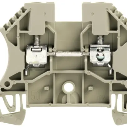 Morsetto di passaggio Weidmüller WDU connessione a vite 4mm² TS35 grigio 