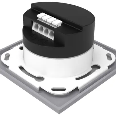 Applique LED INC DOTLUX EASYSTAIR PIR SEN 1.5W 70lm 930 82×82mm argent 