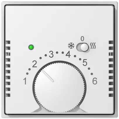 Temperaturregler ABB SIDUS E Heizen/Kühlen mit Schalter, weiss 