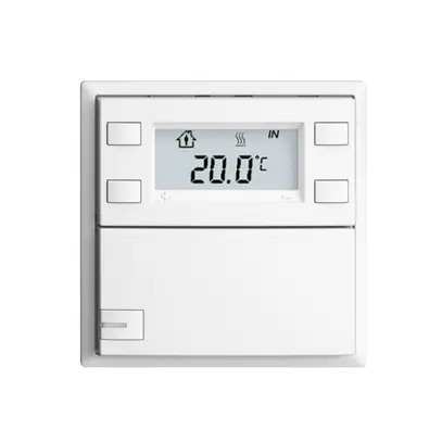 Pulsante RTH INC KNX 1×EDIZIOdue F bianco, con LED RGB 