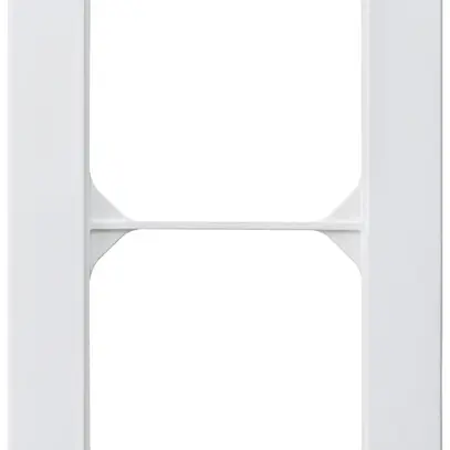 Cadre de recouvrement ENC kallysto.pro 2×1 blanc 94×154mm 