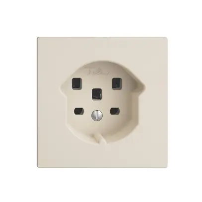 Presa EDIZIOdue T25 16A crema, con morsetti innest. 