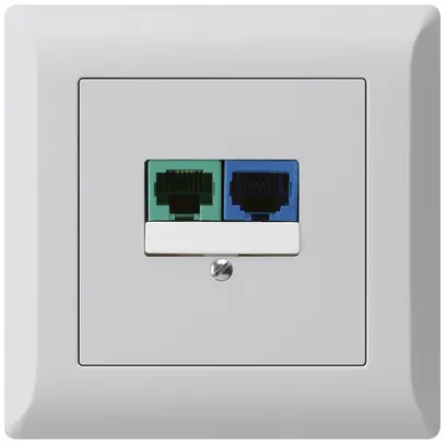 Scatola INC DSL kallysto.line 2×RJ45 grigio chiaro 