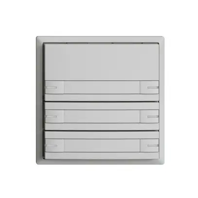 Pulsante KNX RGB EDUE, 250mW, c.LED RGB, c.carta, 6×pulsante, com.1×tasto, grc 