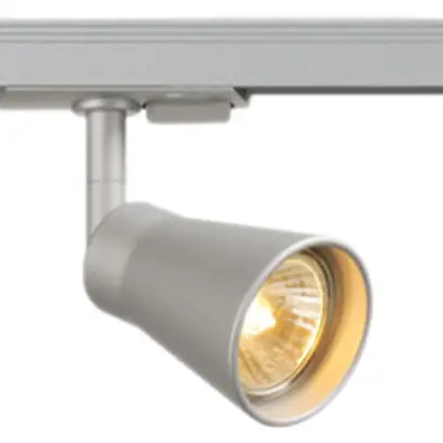 Projecteur SLV AVO, GU10 50W avec adaptateur 1-phase IP20 gris argenté 