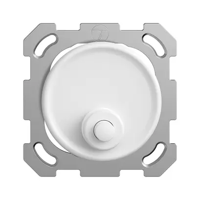 Pulsante suoneria INC STANDARDdue bianco con porta-etichetta 
