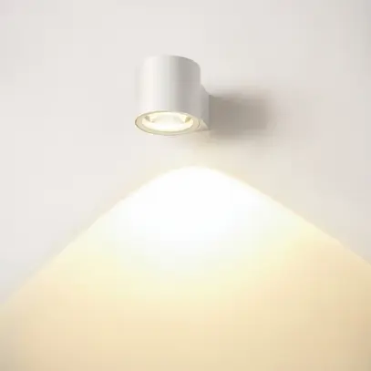 Applique LED SLV OCULUS 8.5W 570lm 2000…3000K VAR 100° blanc 