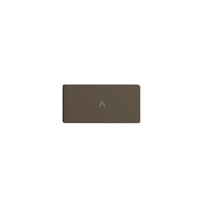 UP-Taste 1/2 Edue Wiser Symbol Pfeil Auf/Ab coffee 