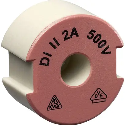Vite calibrata DII E27 500V in ceramica 2A secondo DIN 49516 rosa 