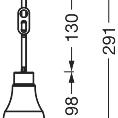 Luminaire de chantier LED LEDVANCE 10W 1055lm 840 Ø60×98mm blanc 