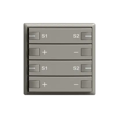 Kit frontal 2×variateur scène 2c/4t ZEP EDIZIOdue gris foncé 