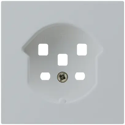 Plaque frontale kallysto T25 gris clair 60×60mm pour prise T25 