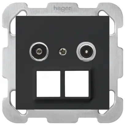Presa multimedia INC kallysto R/TV montaggio B 23dB 2GHz nero 