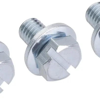 Vis de raccordement Weber M8×14mm antirouille avec ressort 3 pièces 