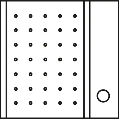 Appareil de signalisation bus AP Siedle système bus 107×107×25mm 