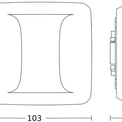 Rilevatore di presenza INC Steinel Hallway KNX 2.8m 360° 140° nero 