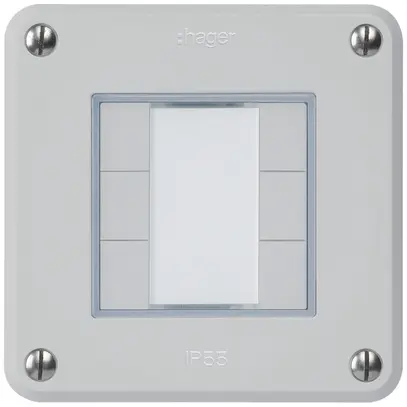 Poussoir ENC robusto C KNX 6× s/e-link gris clair 