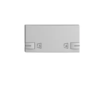 Tasto per EDIZIOdue scena zeptrionAIR, scena 3&4 1/2 tasto, con LED grc 