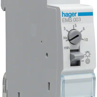 Timer per vano scala Hager elettronico 1 chiusura 16A 