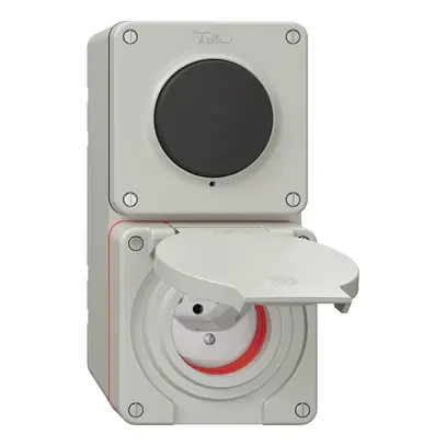 NAP-Kombination NEVO S3/1L+T13 IP55 gemäss SN 441011 Serie m.roter Dichtung, hgu 