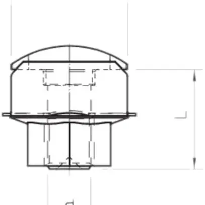 Fissaggio rapido Bettermann M6×12mm 