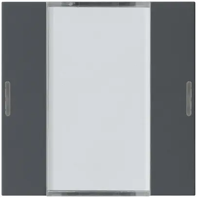 Kit frontale Hager kallysto 2×KNX LED systemlink/easylink antracite 