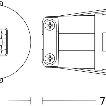 Rilevatore di presenza INS Steinel IR Quattro IP65 2.8m PIR 4m² nero 