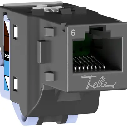 Module de raccordement Feller EASYNET S-One RJ45 cat.6 non blindé 