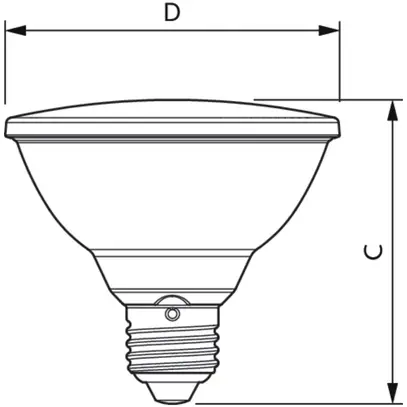 LED-Lampe Philips MASTER VALUE E27 9.5W 820lm 4000K DIM PAR30S 25° 