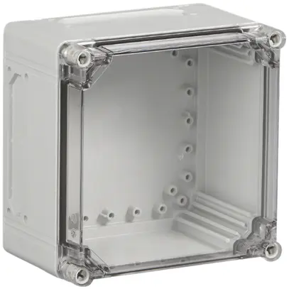 Boîtier d'appareils RW CUBO C200×200×130 CPCF transparent 