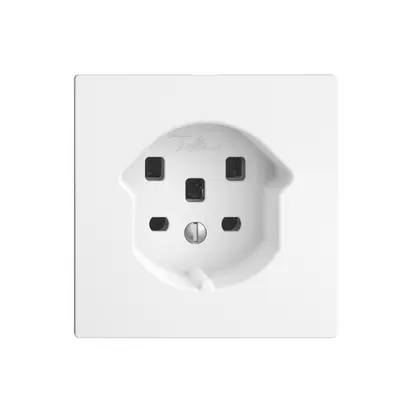 Presa EDIZIOdue T25 16A bianco, con morsetti innest. 