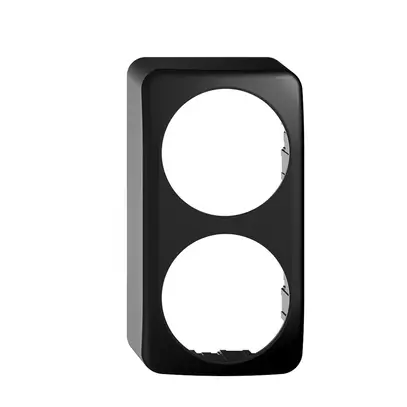 Capot AP STANDARDdue QX54 2×1 noir 2×Ø58 