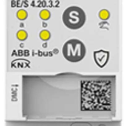 Entrée binaire KNX AMD ABB BE/S4.20.3.2 4-canaux vérification du contact 