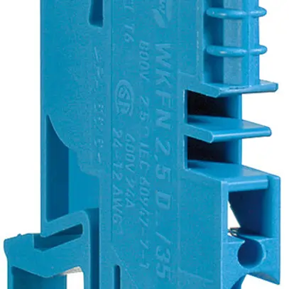 Morsetto di derivazione Hager 2.5mm², 3×N 800V/24A, ad innesto, aperto sul lato 