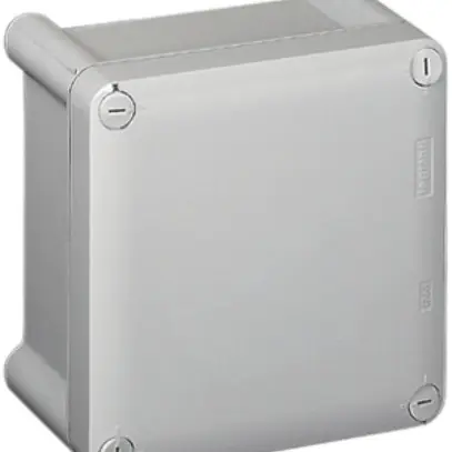 Scatola d'apparecchi Legrand IP55 130×130mm vuota grigio chiaro 
