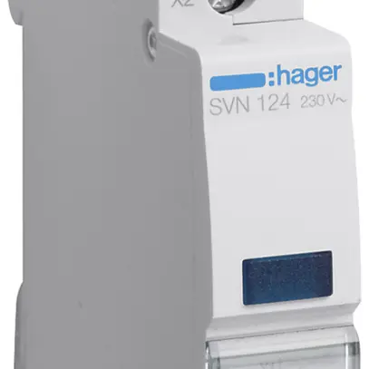 Lampada di segnalazione INS Hager LED blu 1UM 230VAC 