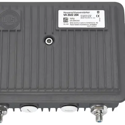 Amplificateur BK WISI VX2022 1.2GHz 22dB avec retour 204MHz 