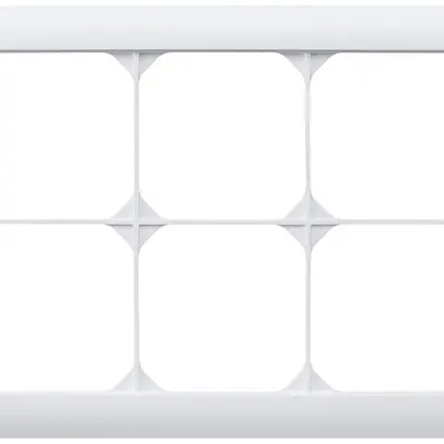 Telaio di copertura INC kallysto.line 2×3 bianco orizzontale 152×212mm 