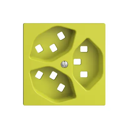 Kit frontale EDIZIOdue lemon 60×60mm 3×T23 