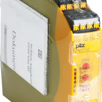Not-Halt Schaltgerät, Schutztürwächter PNOZ s5 C 24VDC 2 n/o 2 n/o t 