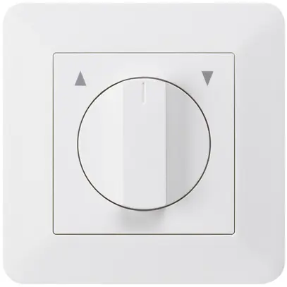 Interruttore/tasto rotativo INC per tapparella KTR bianco 